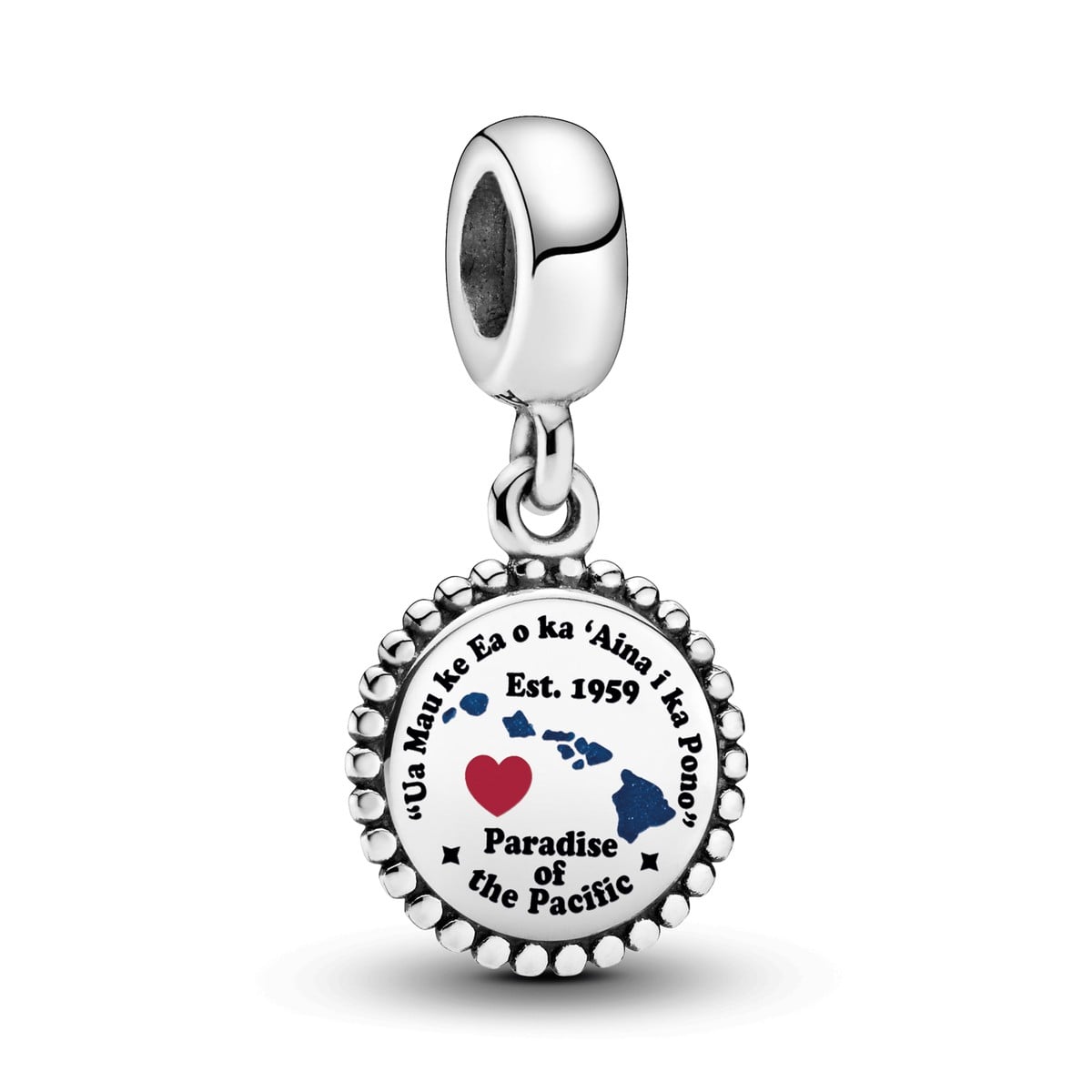 Hawaii Map Dangle Charm