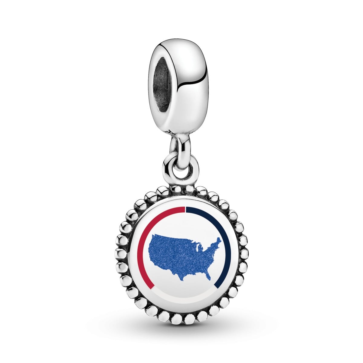 USA Map Dangle Charm