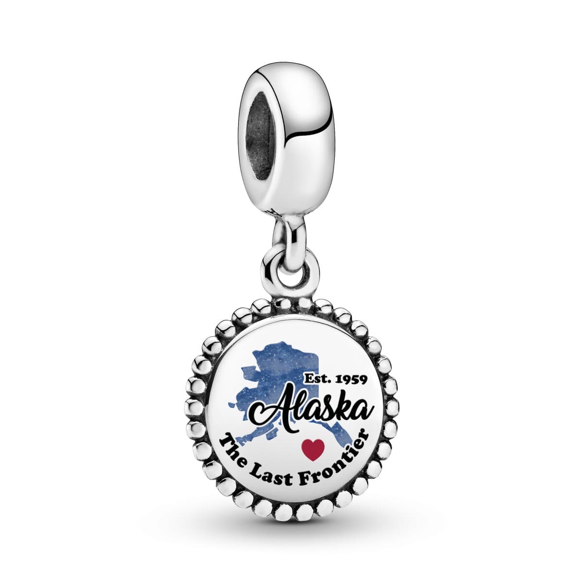 Pandora Alaska Map Dangle Charm ENG791169_414 — Foto 1 von 1