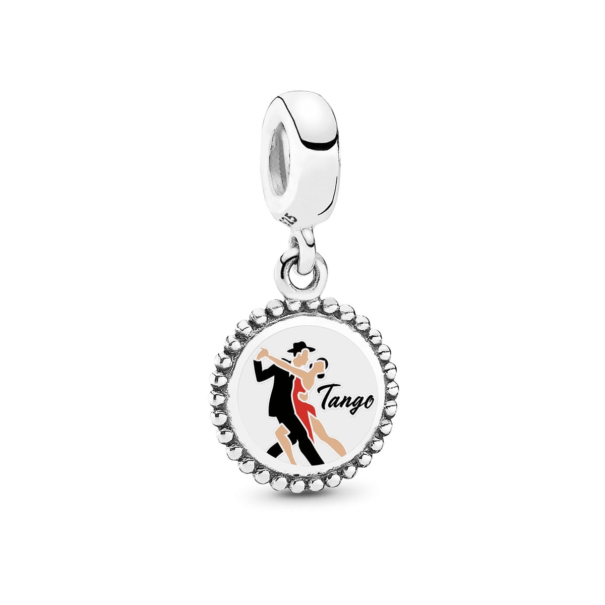 Tango Dancers Dangle Charm