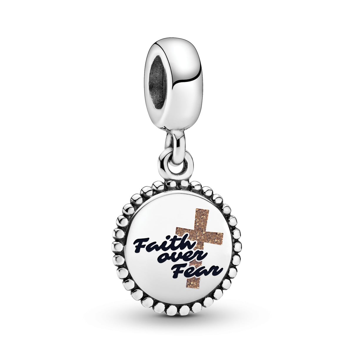 Faith Over Fear Dangle Charm