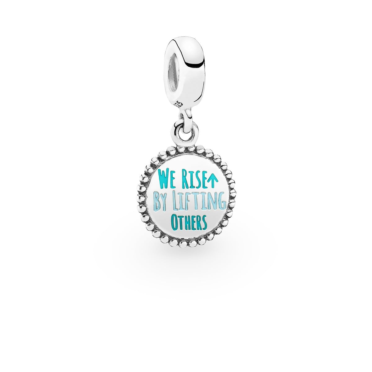 We Rise By Lifting Others Dangle Charm