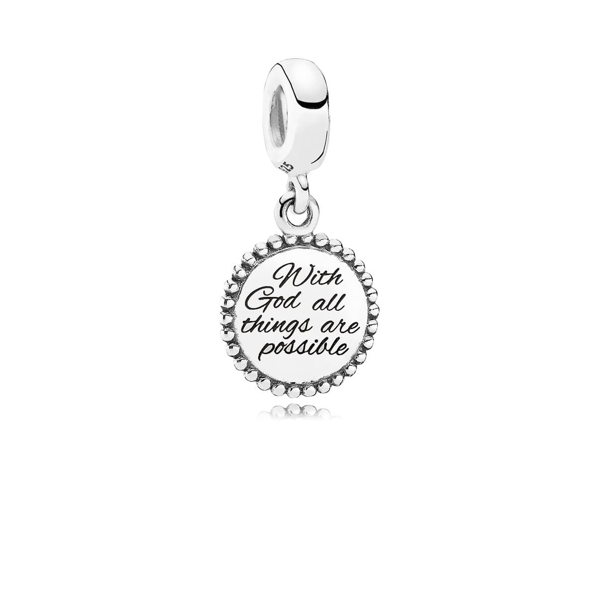 Pandora With God All Things Are Possible Dangle Charm ENG791169_57 — photo 1 of 1
