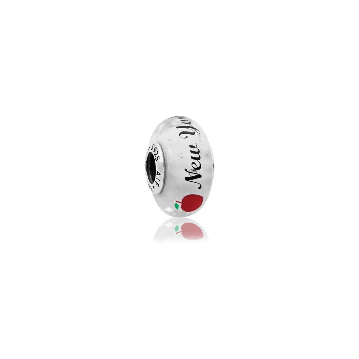 New York City Murano Charm, Mixed Enamel