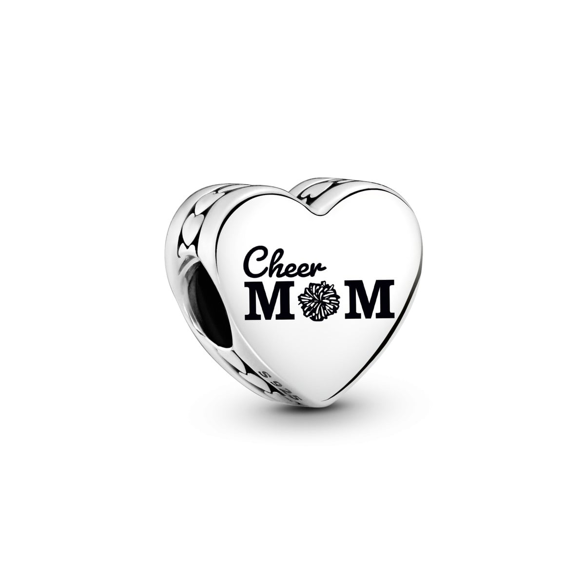 Cheer Mom Heart Charm