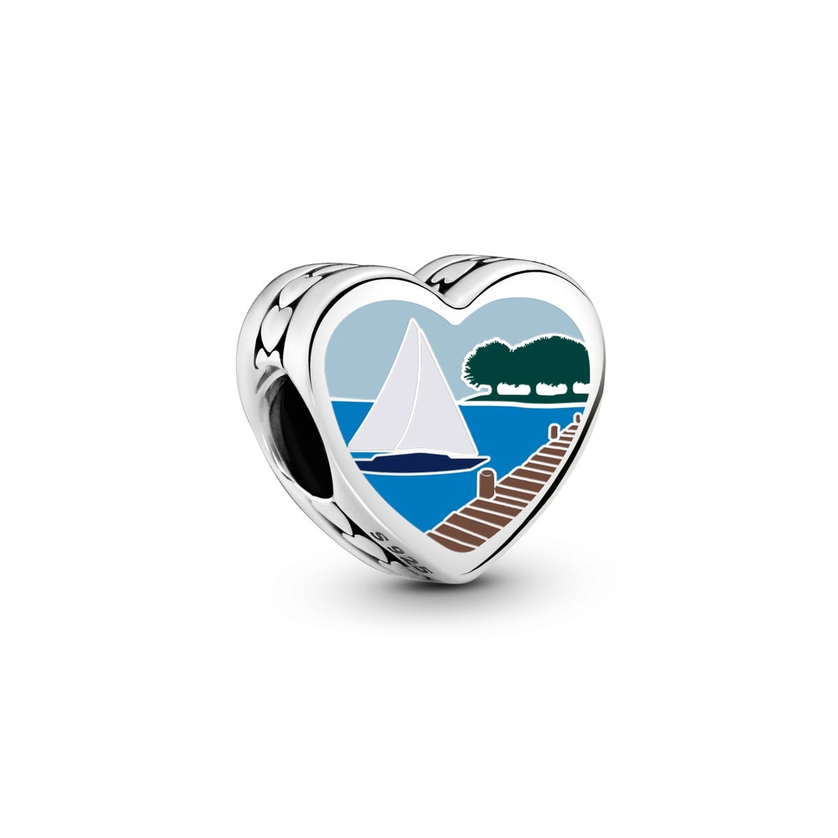Connecticut Heart Charm