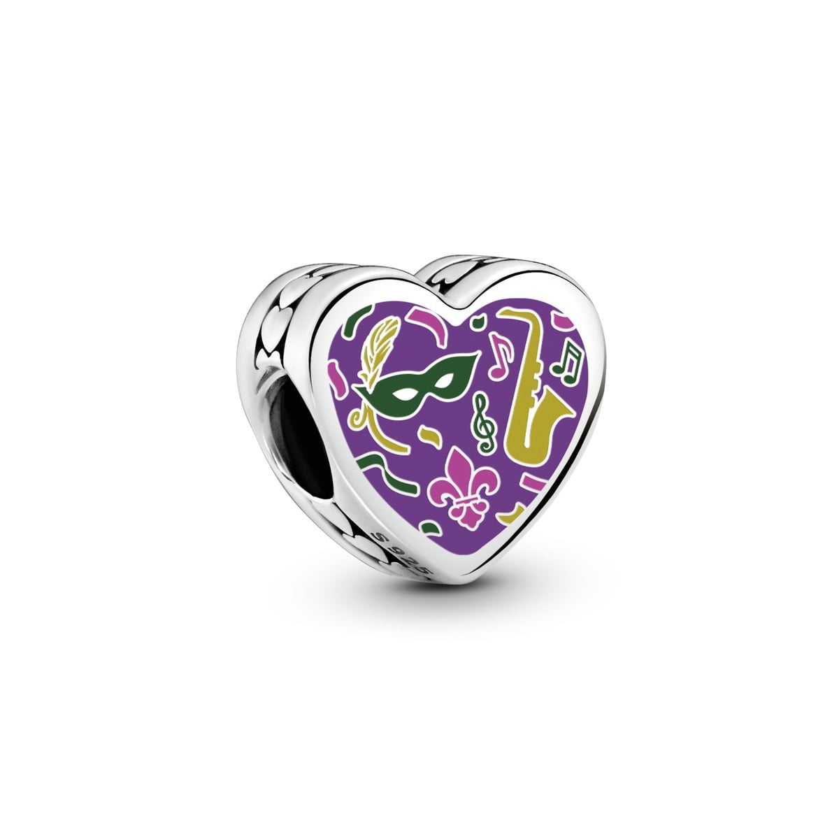 Louisiana Heart Charm