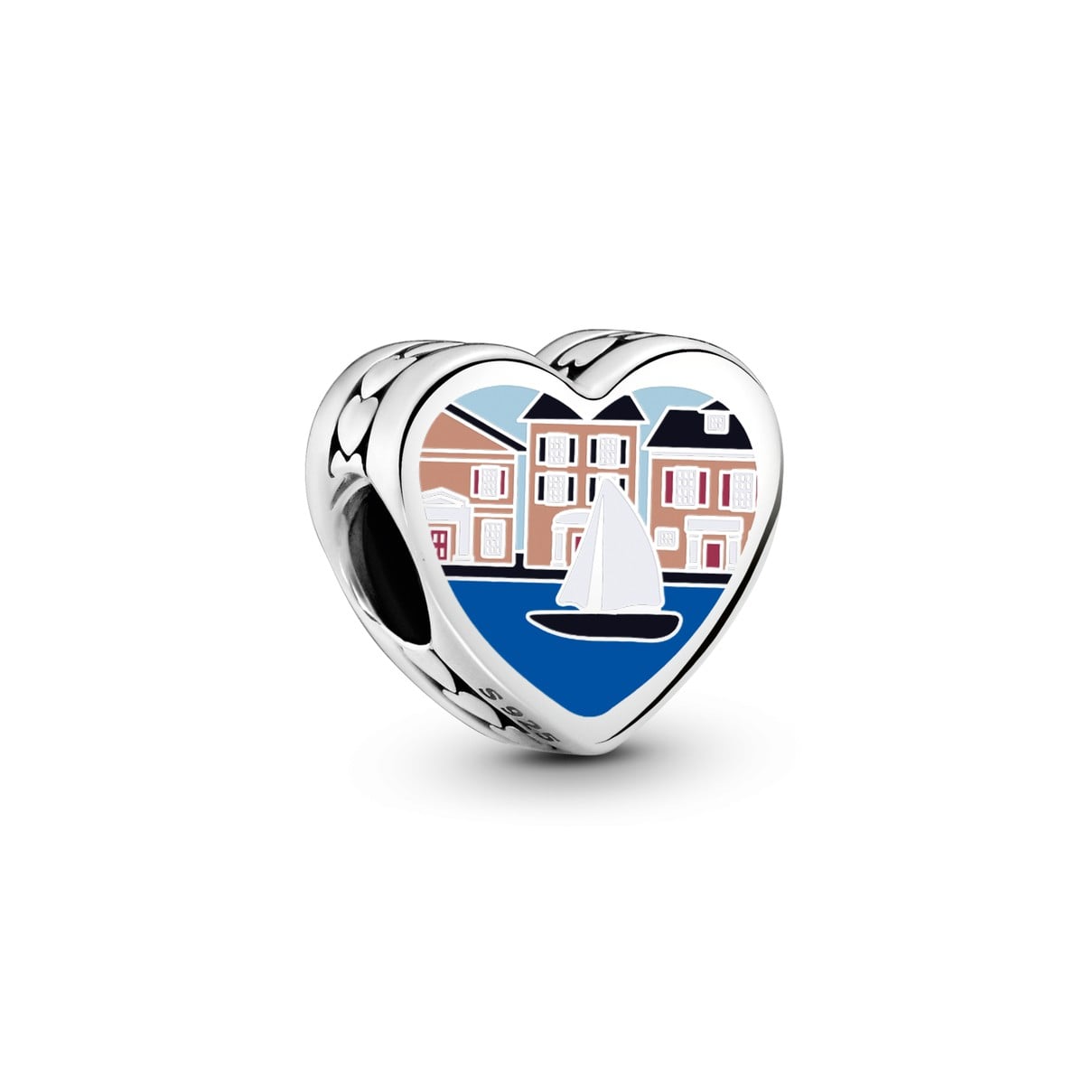 Massachusetts Heart Charm