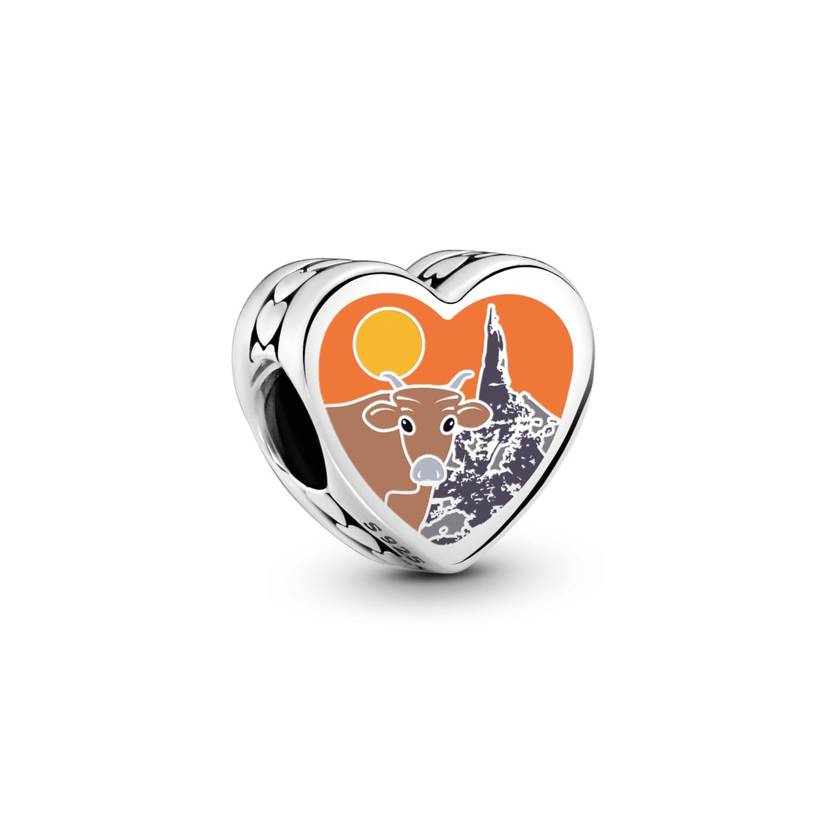 Nebraska Heart Charm