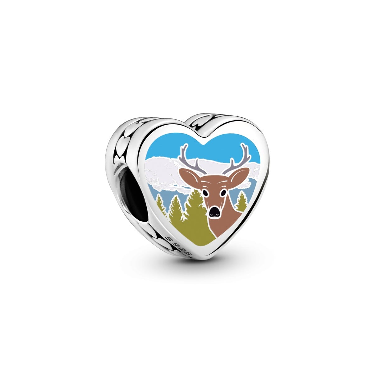 New Hampshire Heart Charm