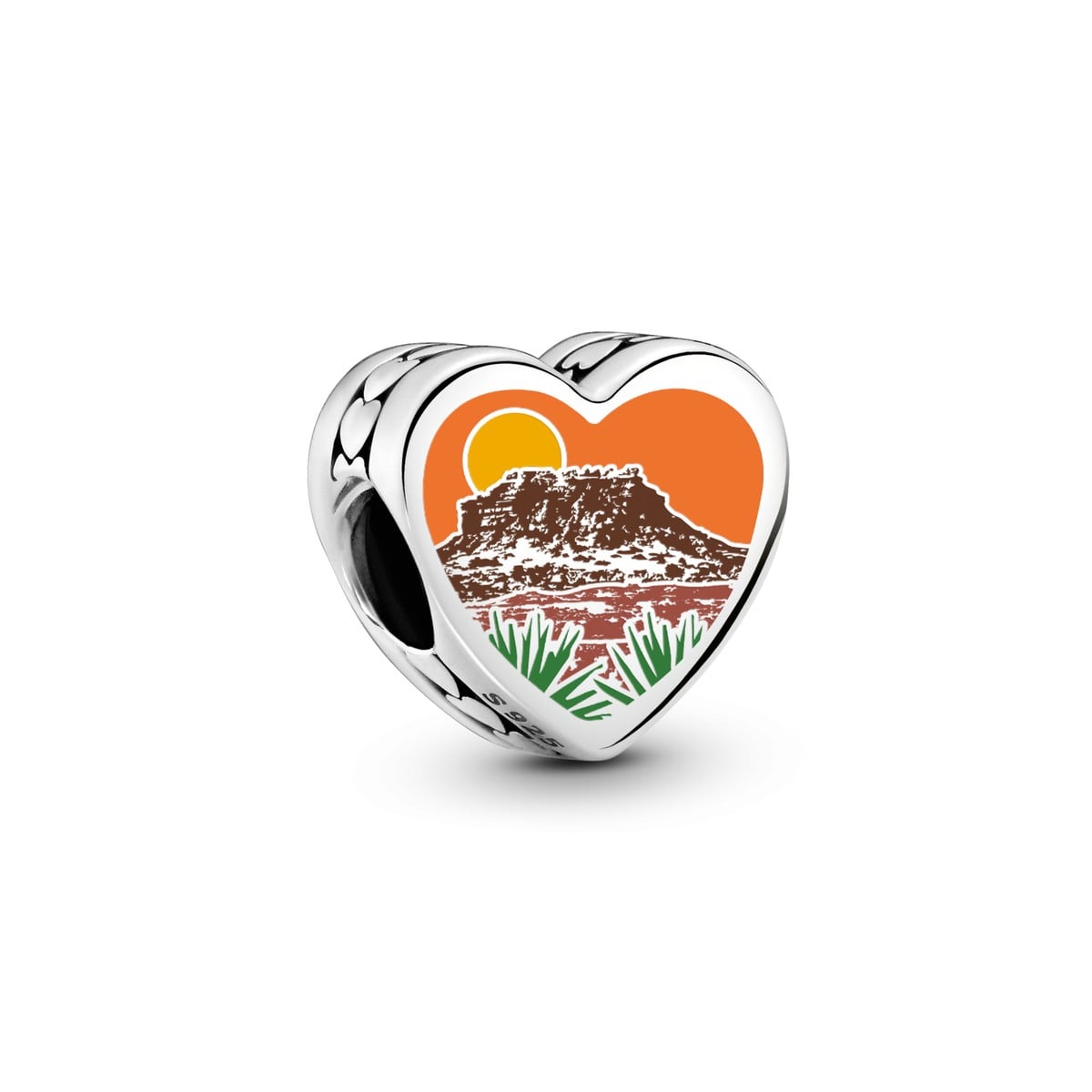 Oklahoma Heart Charm