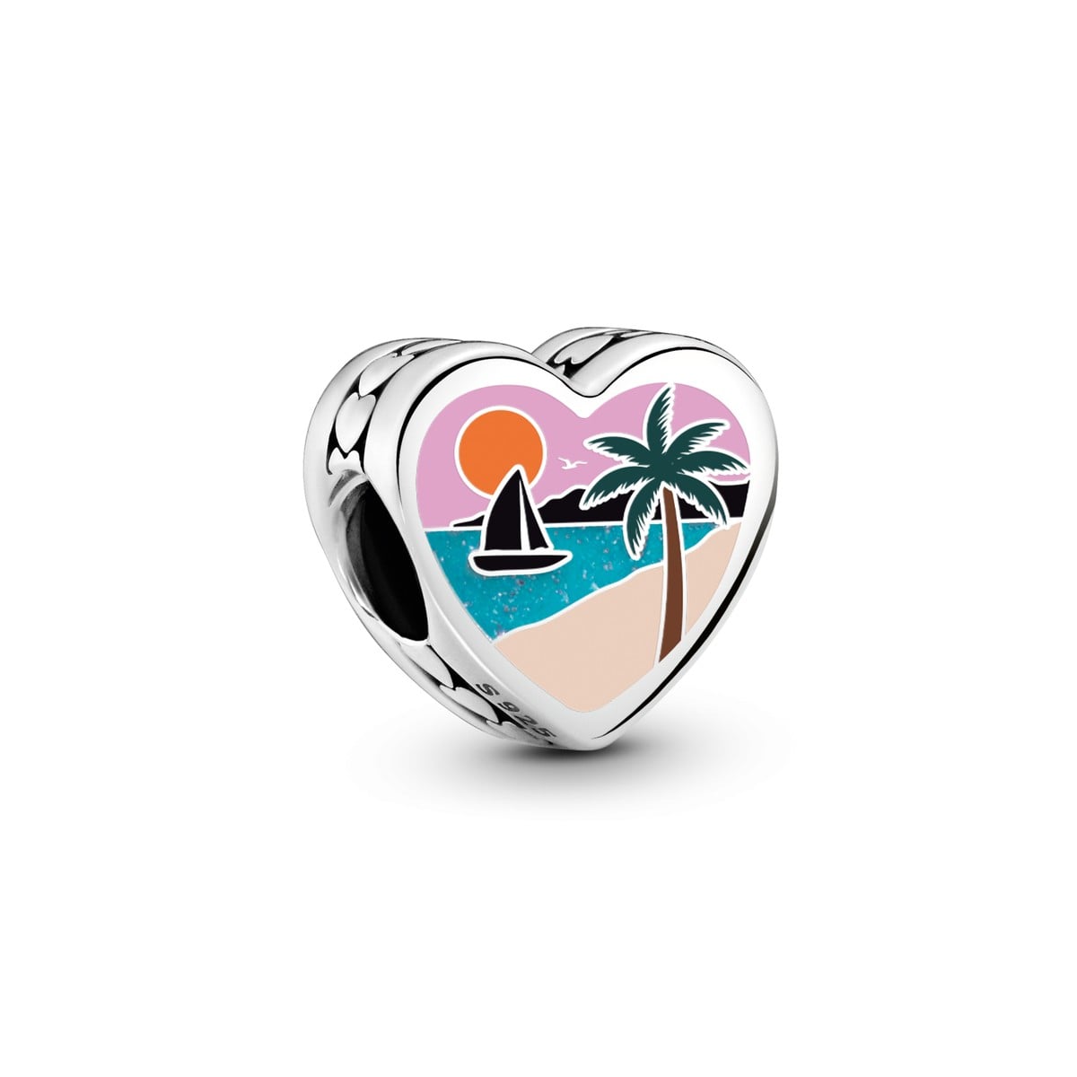 Puerto Rico Heart Charm