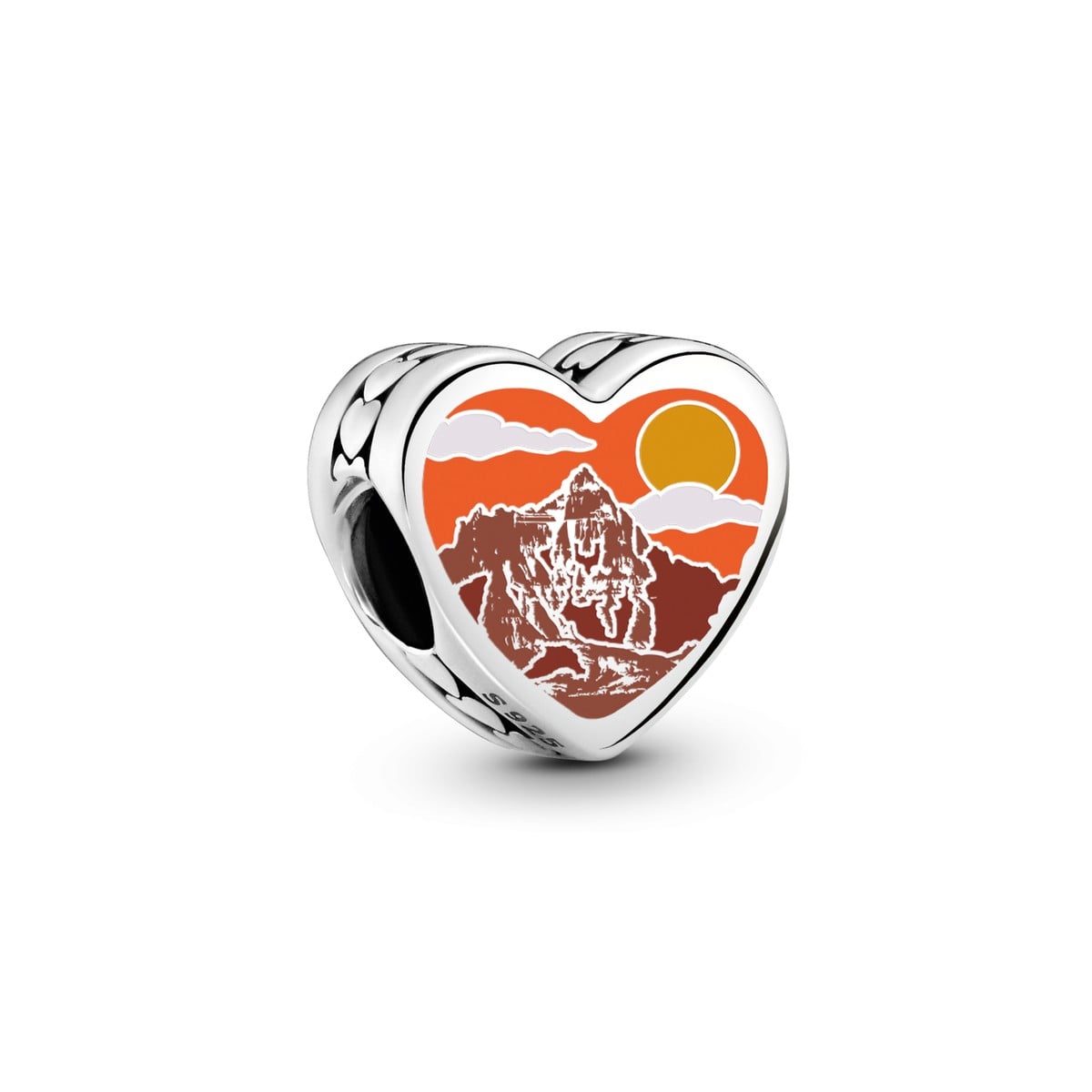 South Dakota Heart Charm