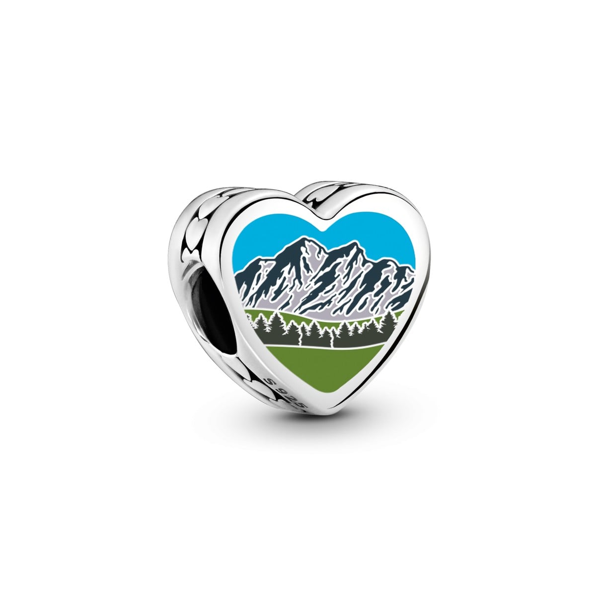 Wyoming Heart Charm