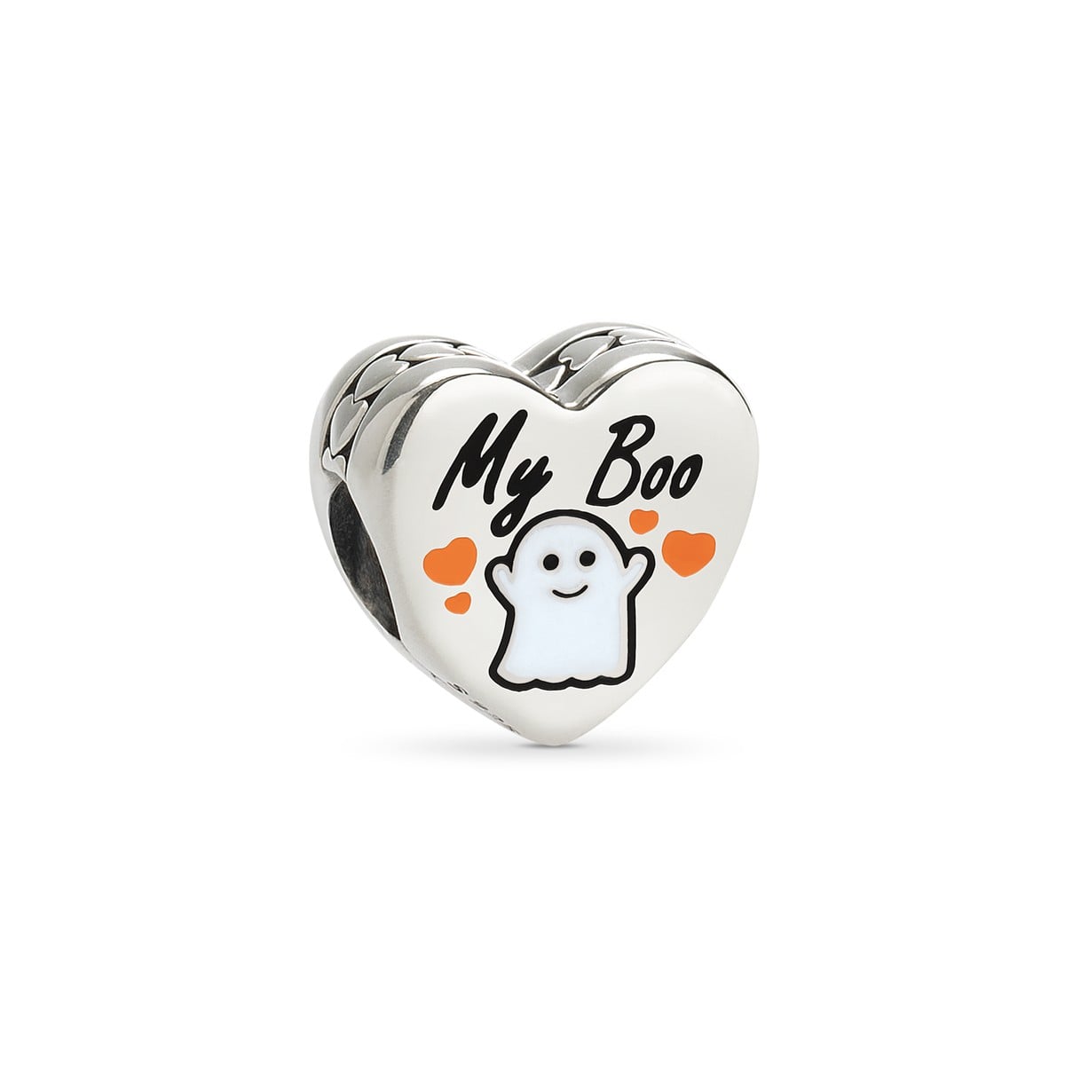 My Boo Ghost Heart Charm