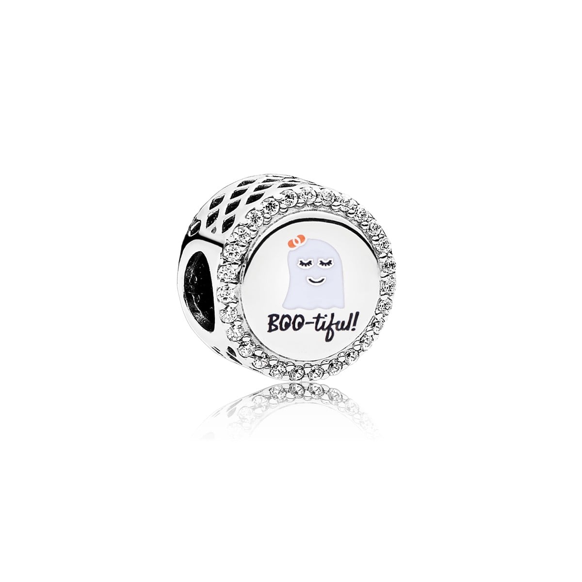Bootiful Charm, Mixed Enamel Clear CZ