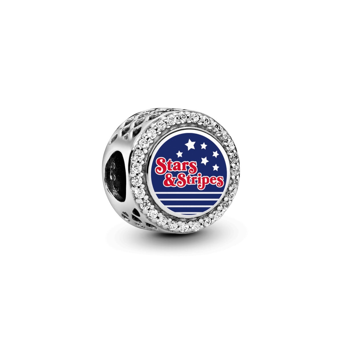 Engravable Stars Stripes Charm
