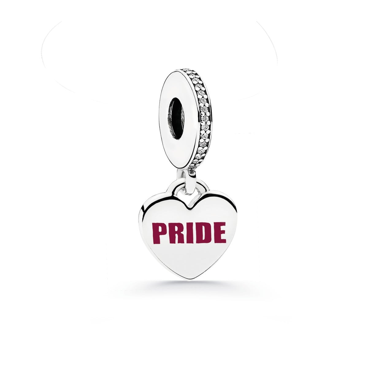 Pride Heart Dangle Charm