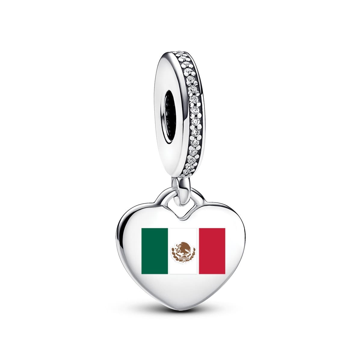 Pandora Mexico Flag Heart Charm ENG792017CZ_14 — photo 1 of 1