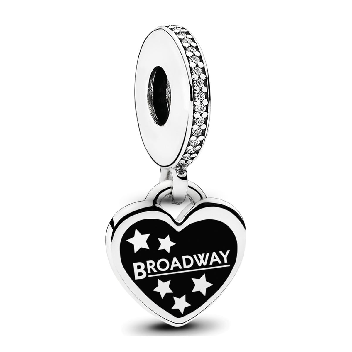 Broadway Heart Dangle Charm