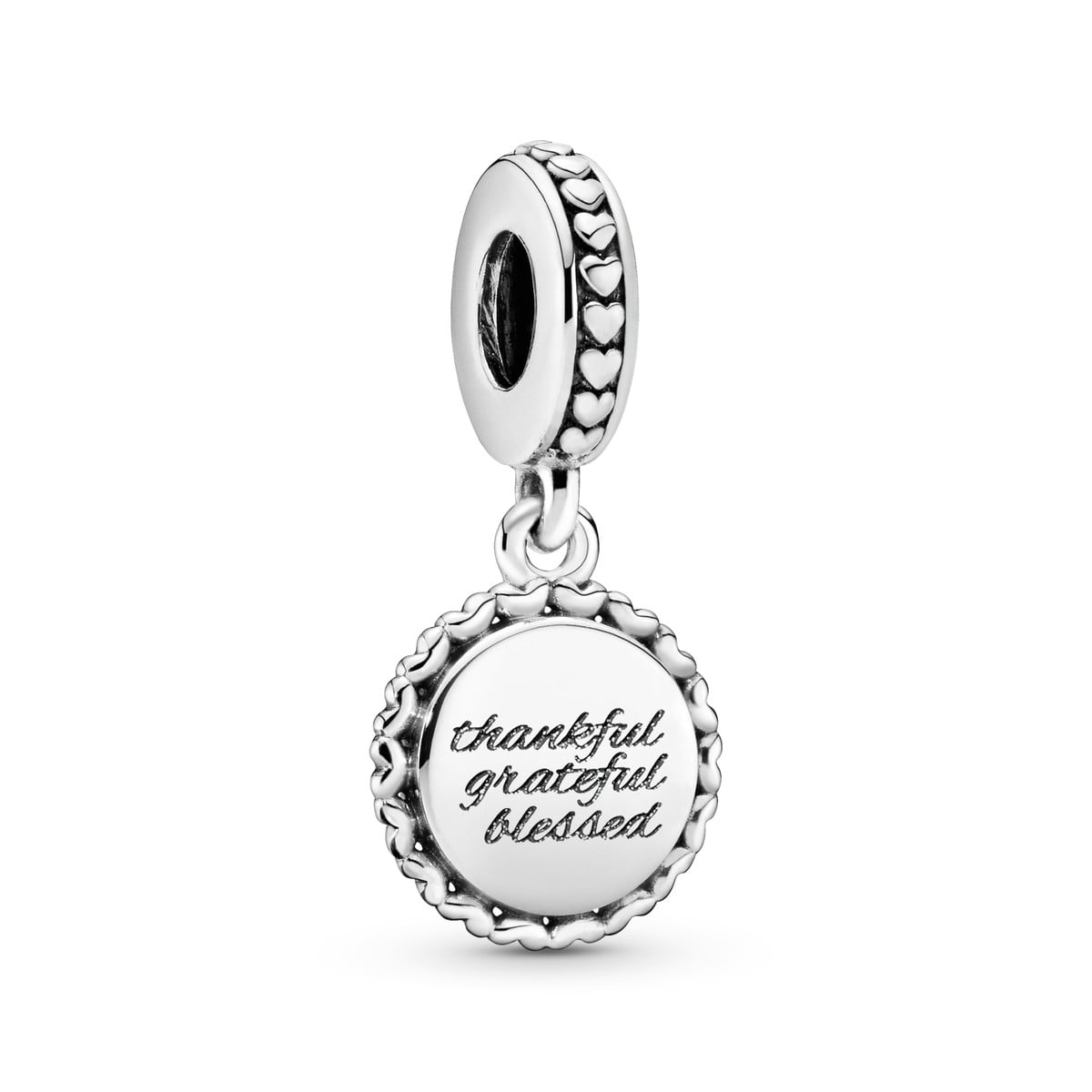 Thankful Grateful Blessed Dangle Charm