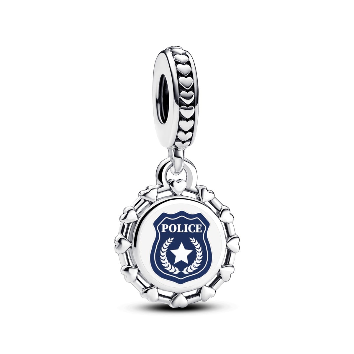 Engravable Police Dangle Charm