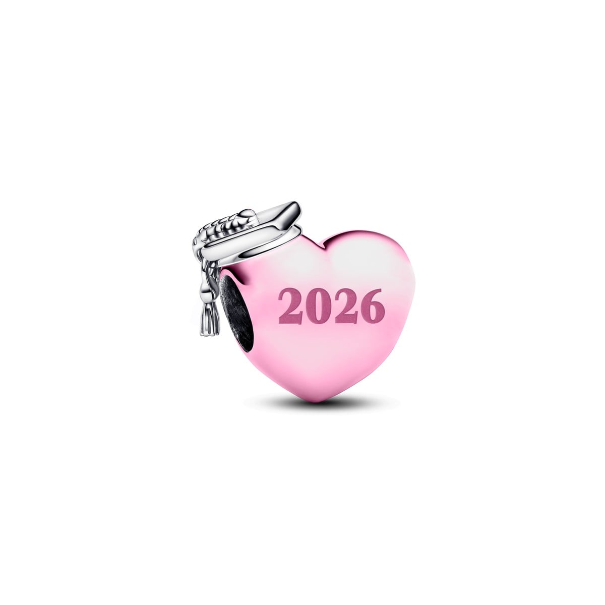 Graduation 2026 Pink Heart Charm