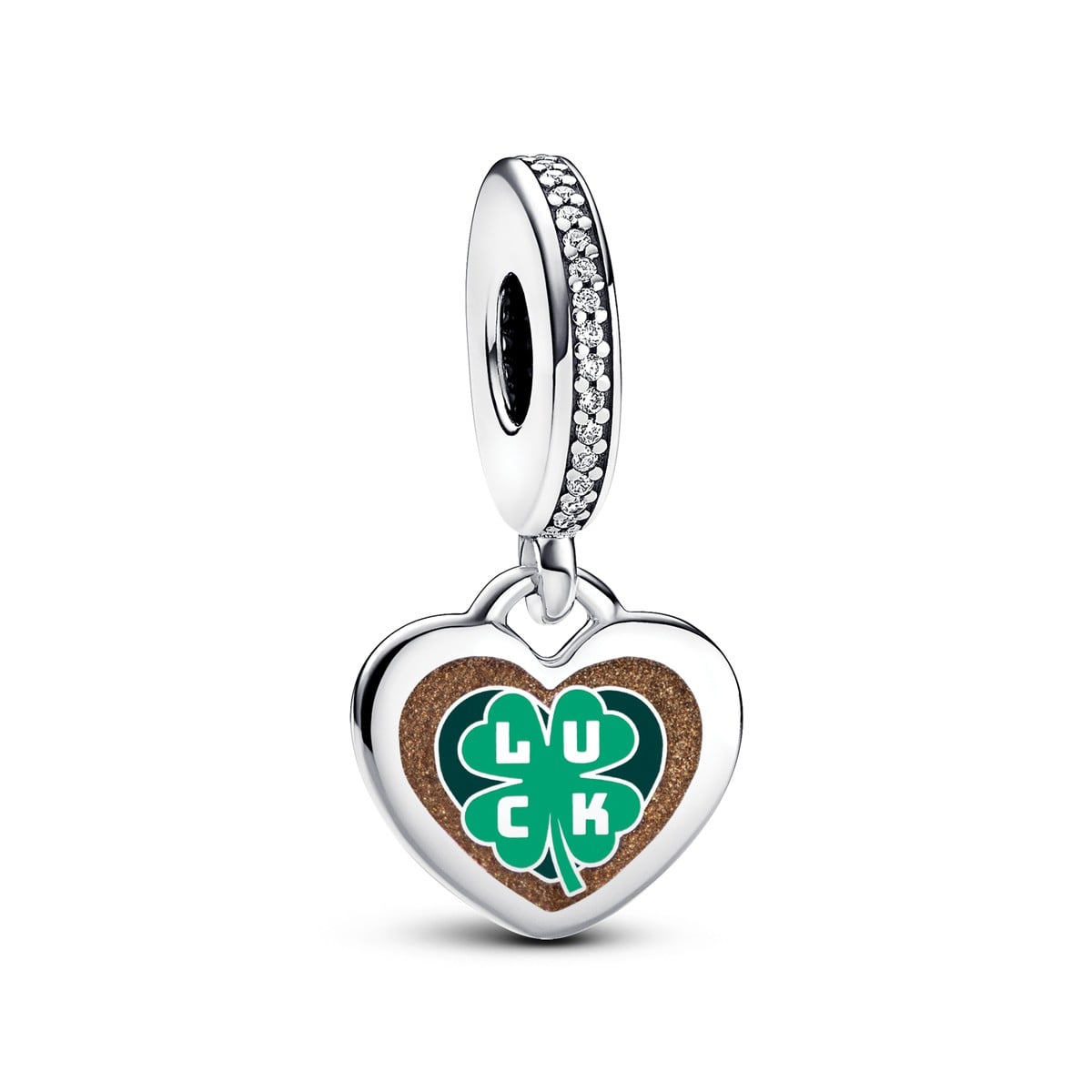 Clover Good Luck Dangle Charm