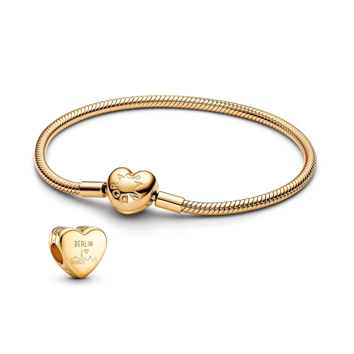 Postcard Greetings from Berlin Pendant & Bracelet Set