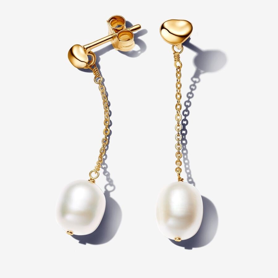Cultured Pearl Drop Earrings