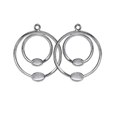 Silver Pendant, Moonstone