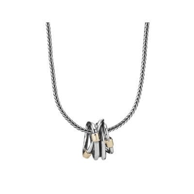 Twist Detail Pendant and Necklace