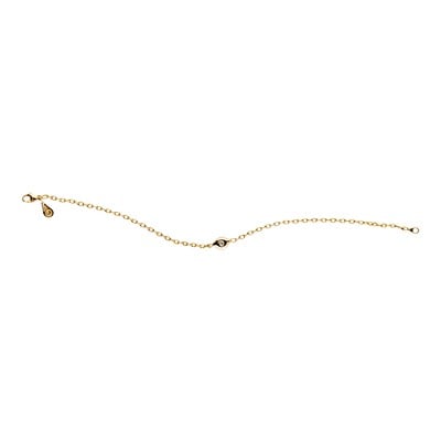 18K Gold Bracelet, 3 Pods, 0.09 ct