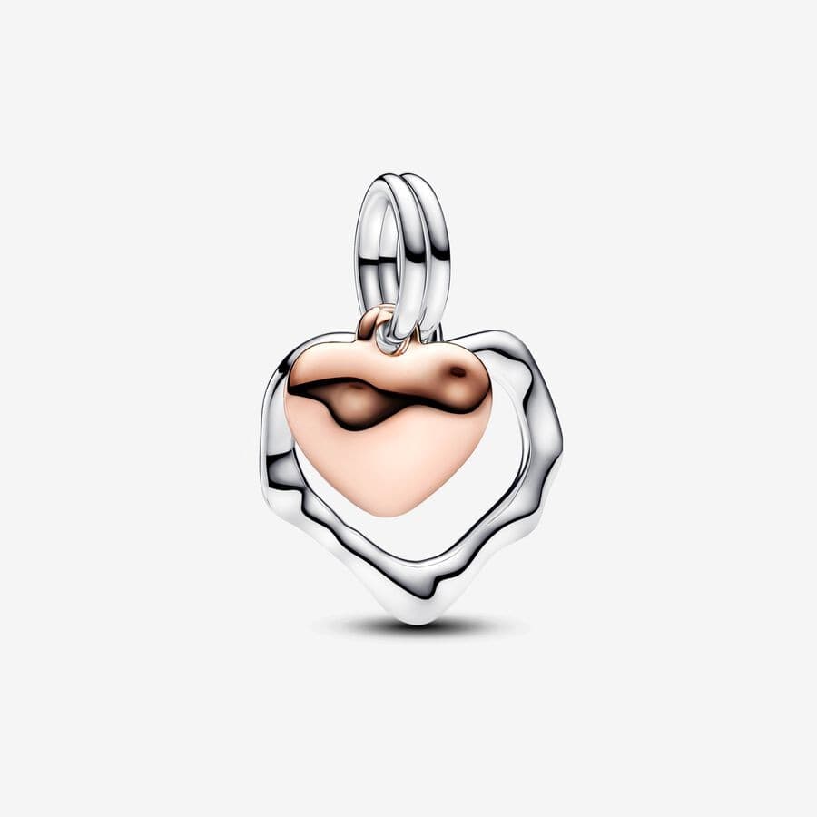 Pandora Joined Hearts Dangle Charm 783395C00 783395 — Foto 1 von 1