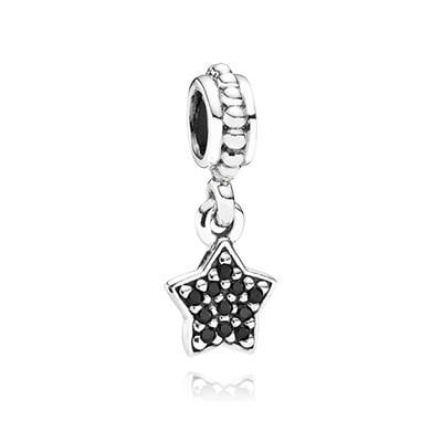 Black pavé star