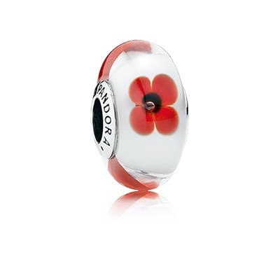 Pandora Wild Flower Tribute Murano Charm 791636 — photo 1 of 1