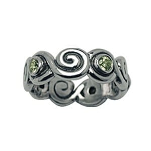 Silver Ring, Cubic Zirconia