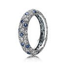 Midnight Blue Cosmic Stars Ring