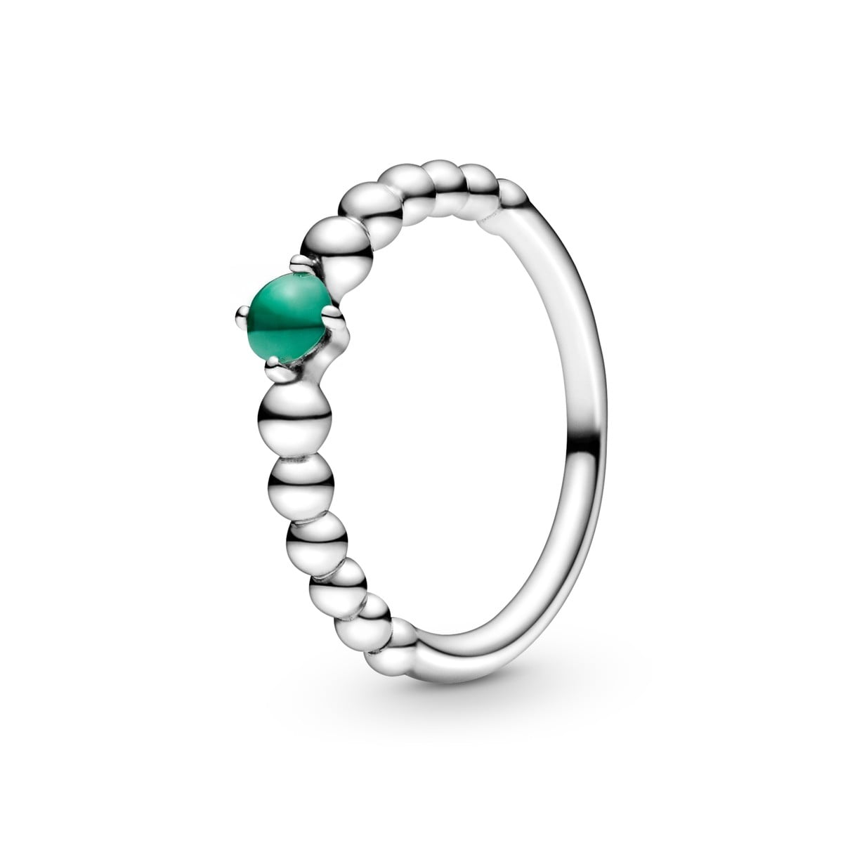 May Birthstone Beaded Ring