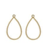 Raindrops Earring Charms 14K Gold
