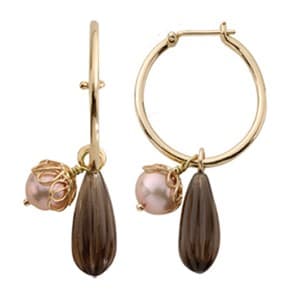 Pandora 14K Gold Earrings 25295SQ 250295SQ — Foto 1 von 1