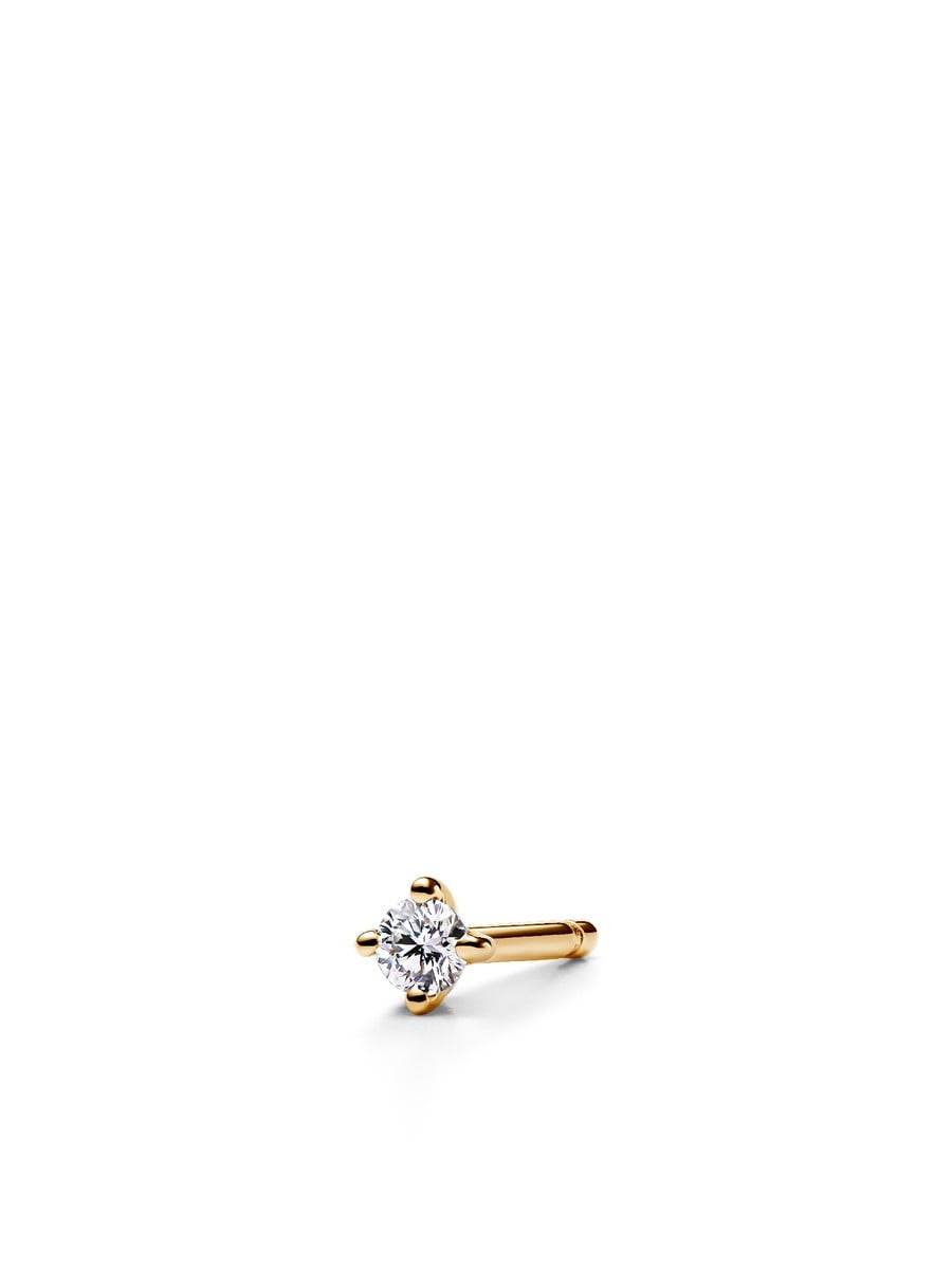 Pandora Era 14K Gold Lab Grown Diamond Single Stud Earring