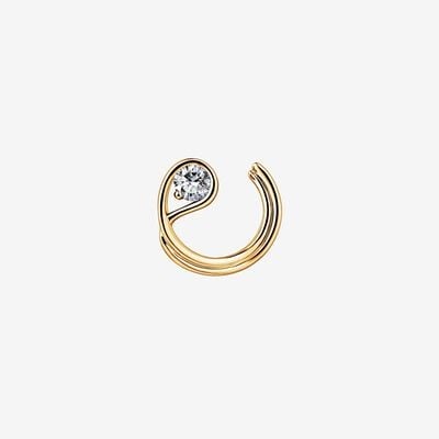 Single Left Pandora Brilliance 14K Gold 0.25 Carat Stud Earring
