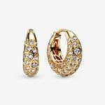 Pandora Sparkling Pattern Hoop Earrings 268745C01 268745 — Foto 1 von 1