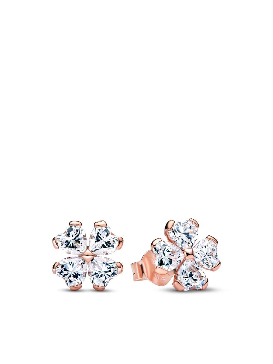 Pandora Sparkling Lucky Clover Stud Earrings 284500C01 284500 — photo 1 of 1