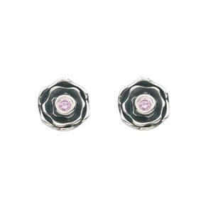 Silver Earrings with Cubic Zirconia