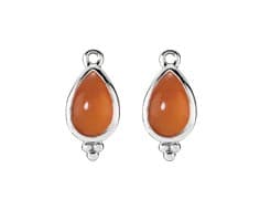 Pandora Silver Earrings with Carnelian 290646CAR 290646 — Foto 1 von 1