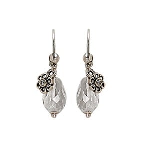 Silver Earrings with Cubic Zirconia