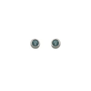 Silver Earrings with Topaz