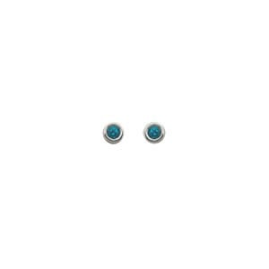 Silver Earrings with Topaz